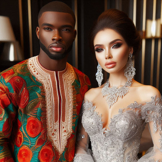 Nigerian man and Bride in New York