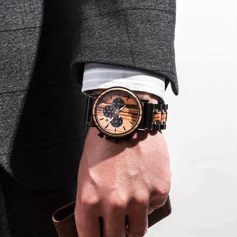 Contemporary Wooden Timepiece