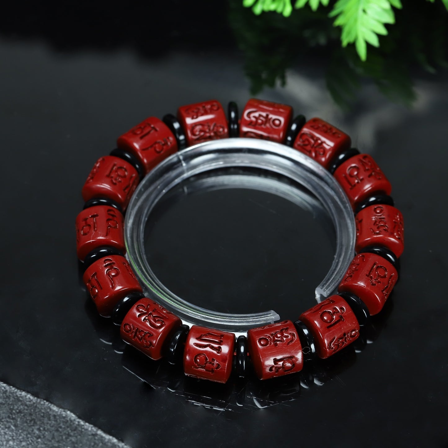 Natural Cinnabar Bracelet