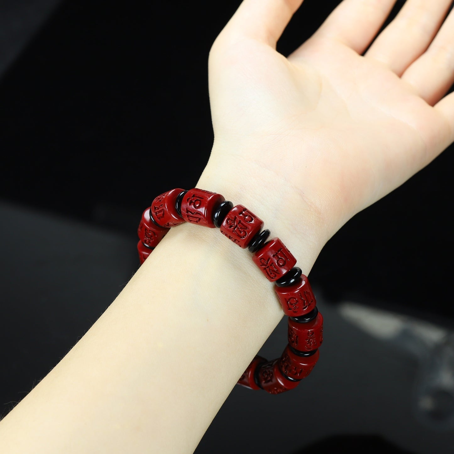 Natural Cinnabar Bracelet