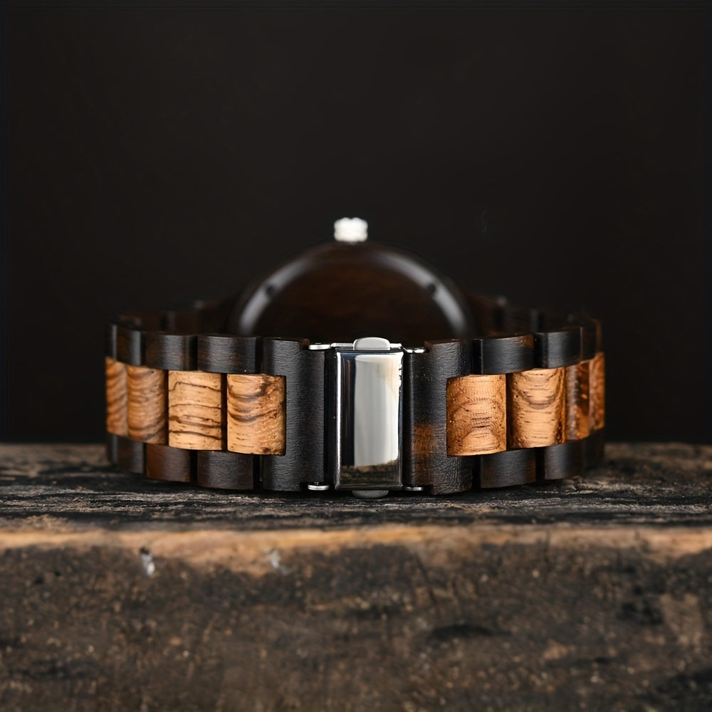 Classic Watch for Men | Black Wood