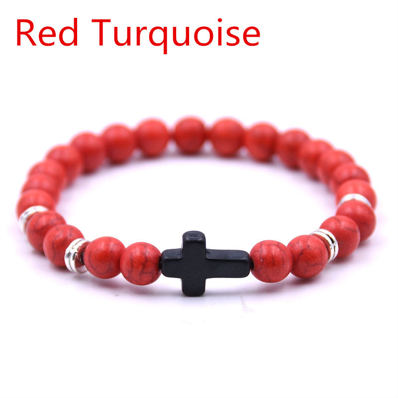 Natural Stone Elasticity Bracelet for Men | Chroma Variety