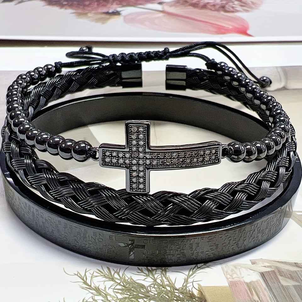 Vibrant Crystal Beaded Bracelets, Men's Fashion Accessories, Couples Jewelry, Enamel Green Red Bangles