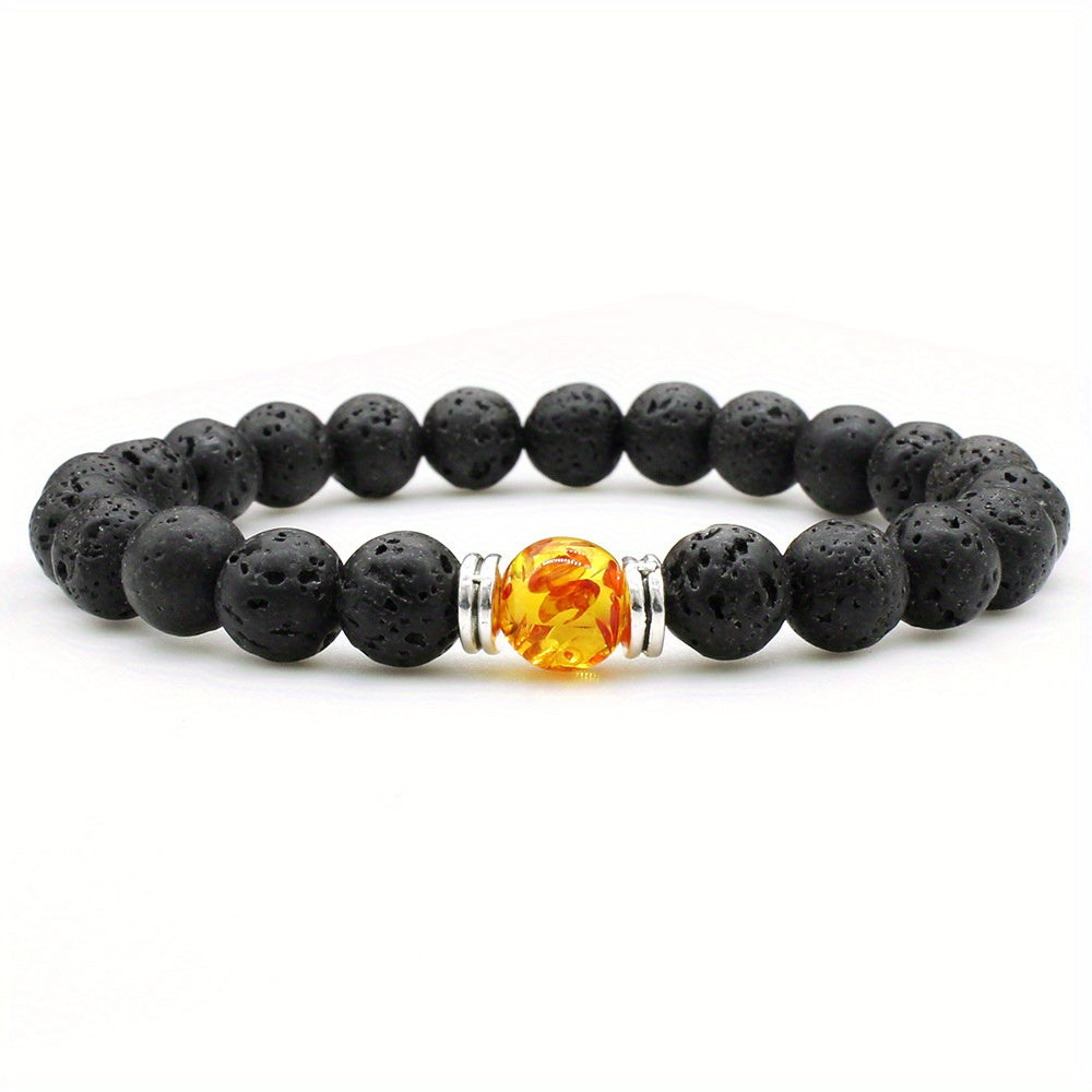 Essential Oil Bead Bracelet for Men
