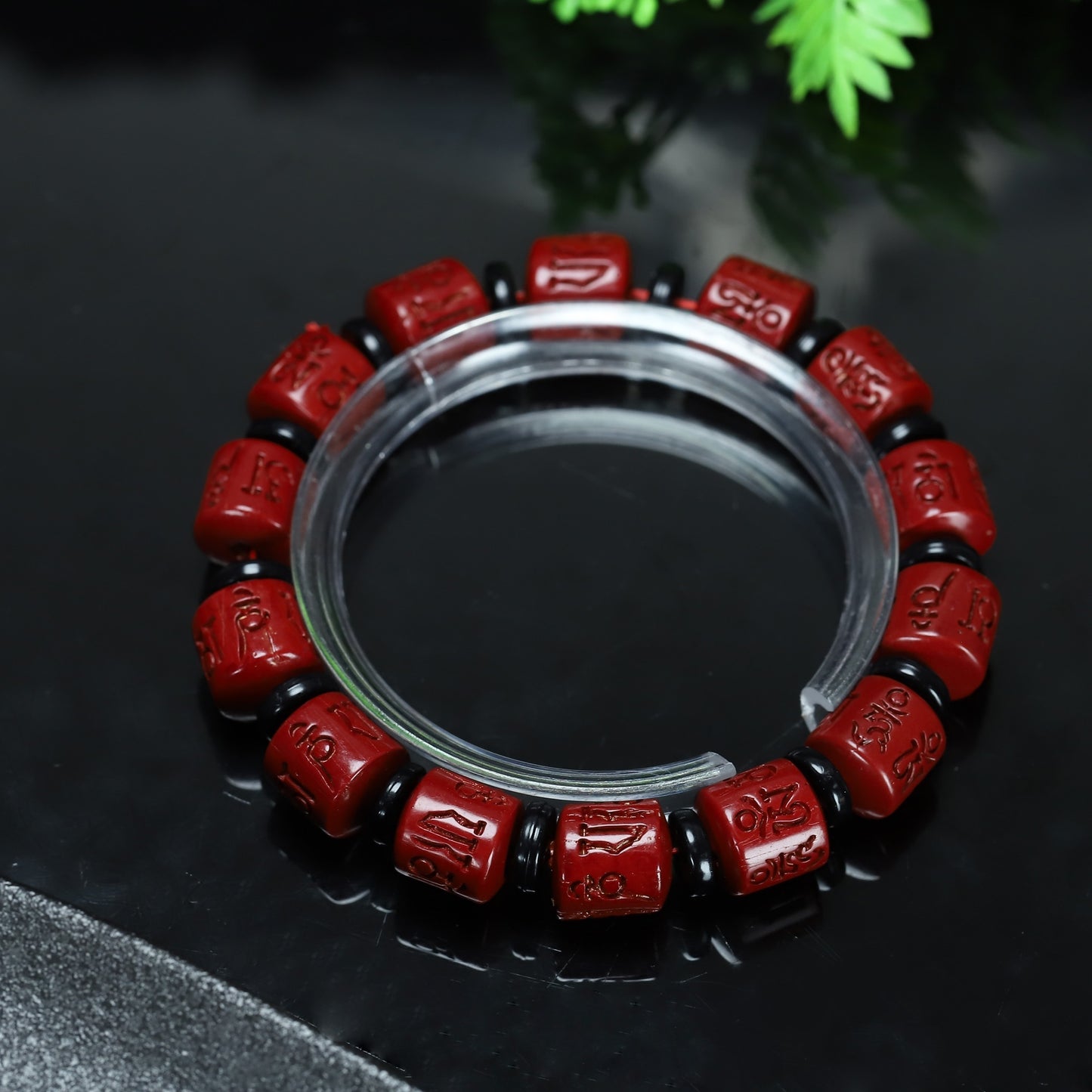 Natural Cinnabar Bracelet