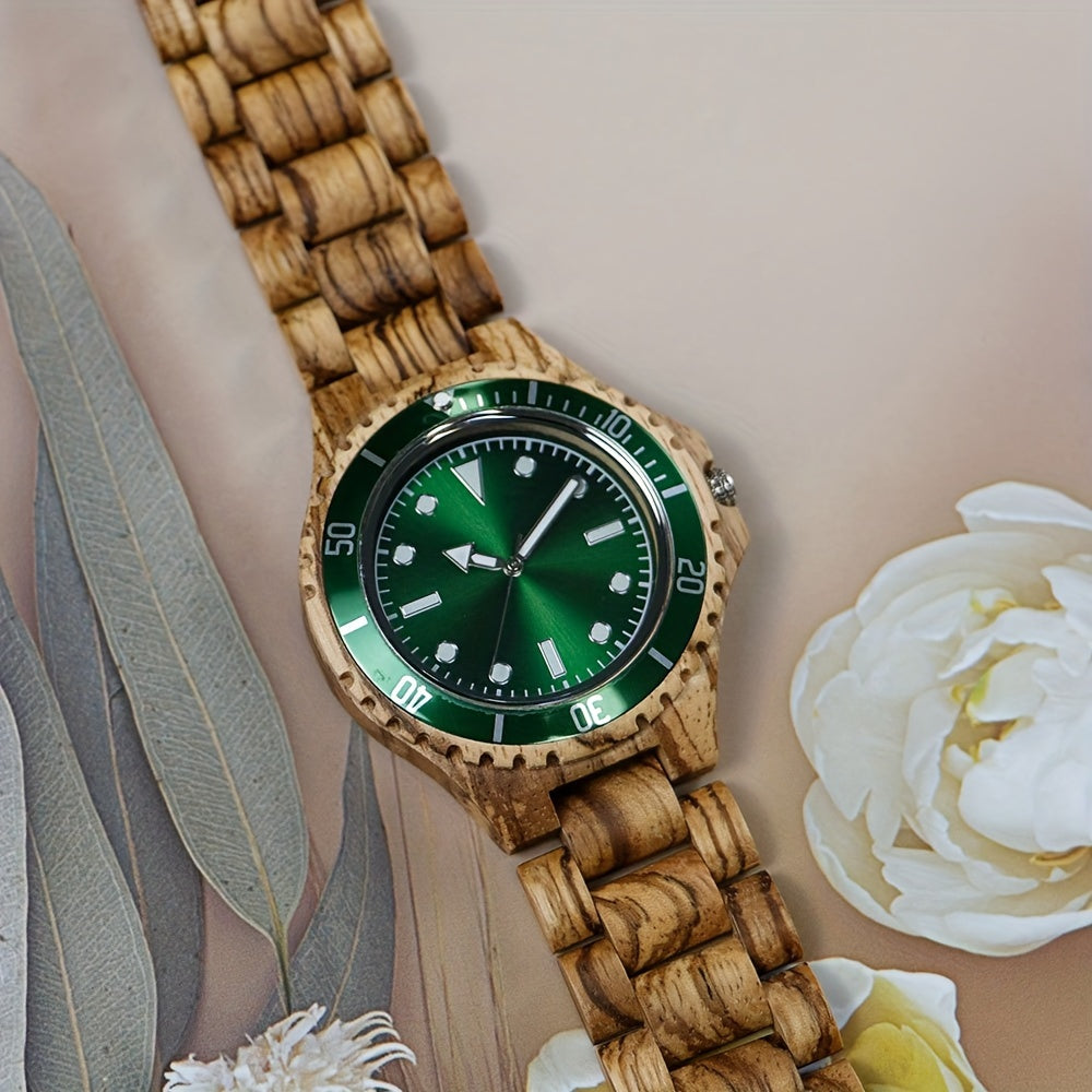 Luminous Sports Wooden Timepiece