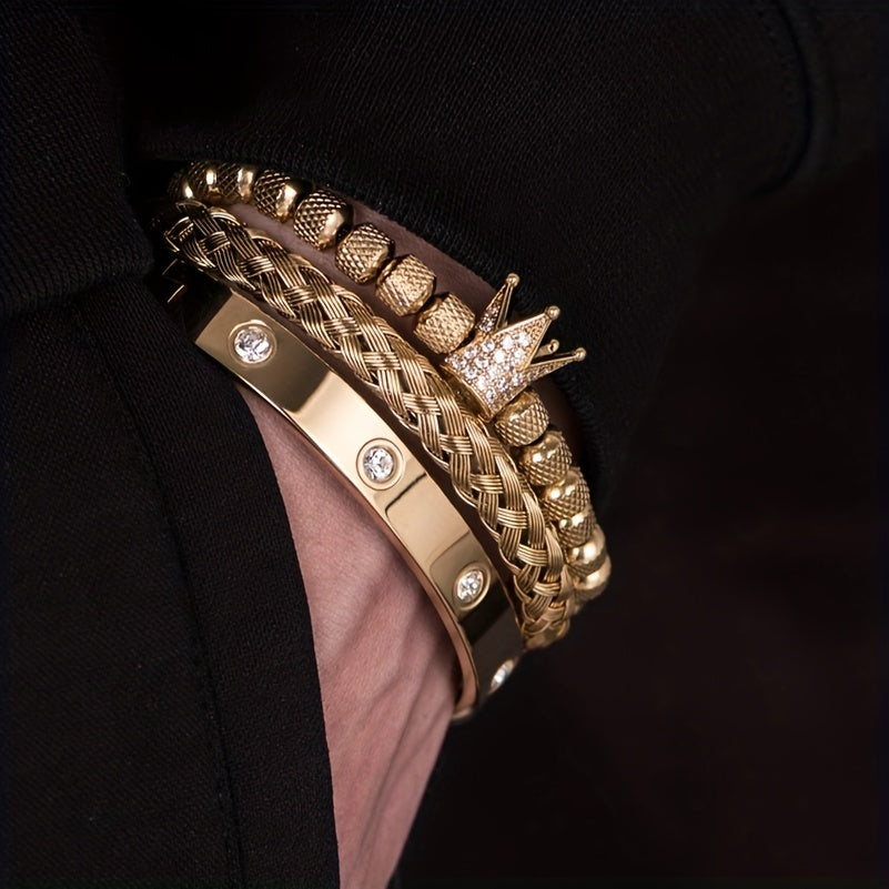 Stainless Steel Bangle, Unisex Bracelet, Sleek Jewelry, Fashion Accessory for Men and Women