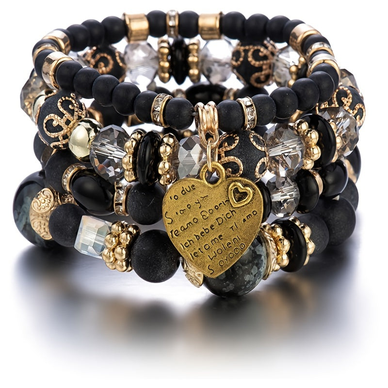 Bohemian Multilayer Bead Bracelet for Men |Chroma Variety