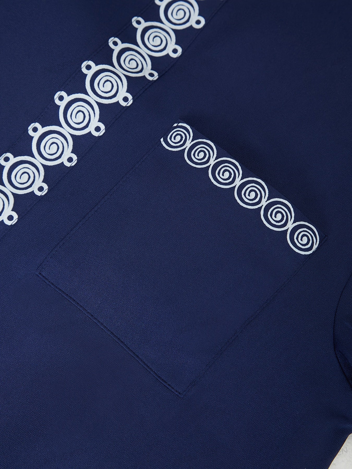 African Mens Senator Wear Kaftan | Navy Blue
