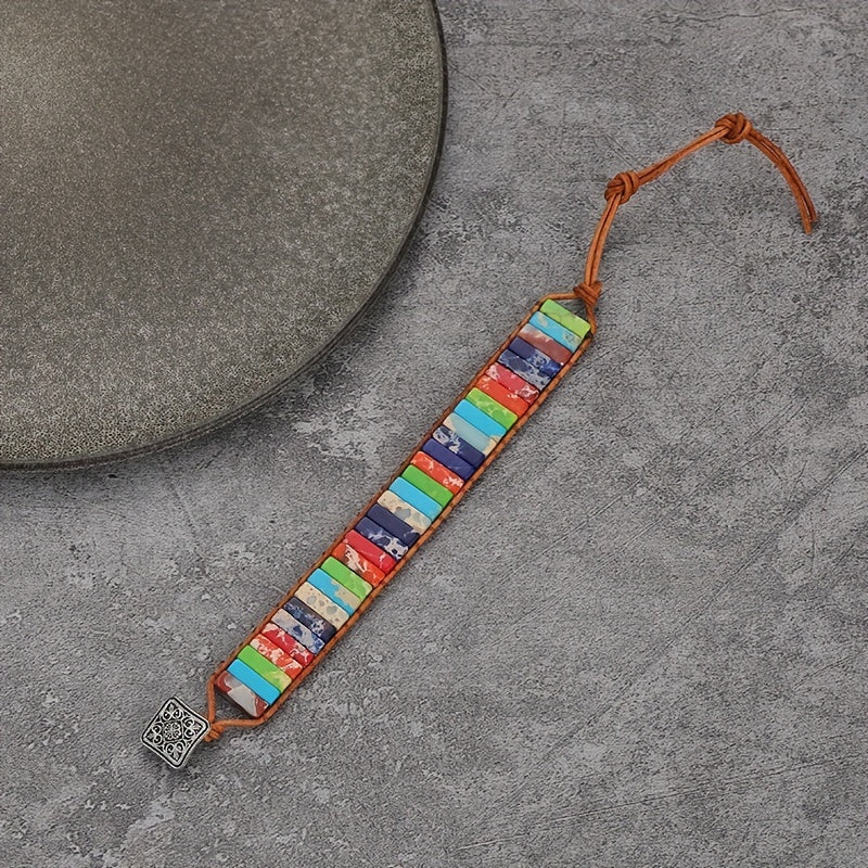 stylish rectangular cylindrical bracelet