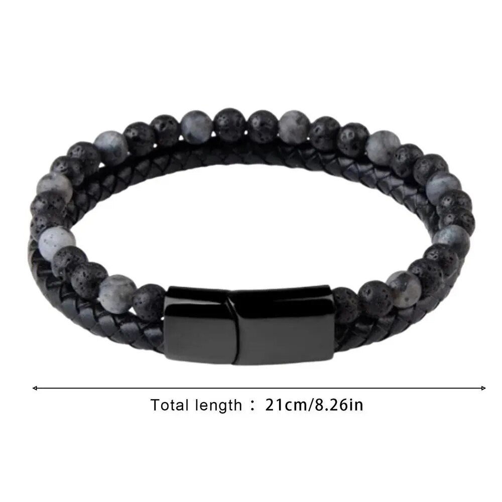 Men's Maxhematie Beaded Bracelet