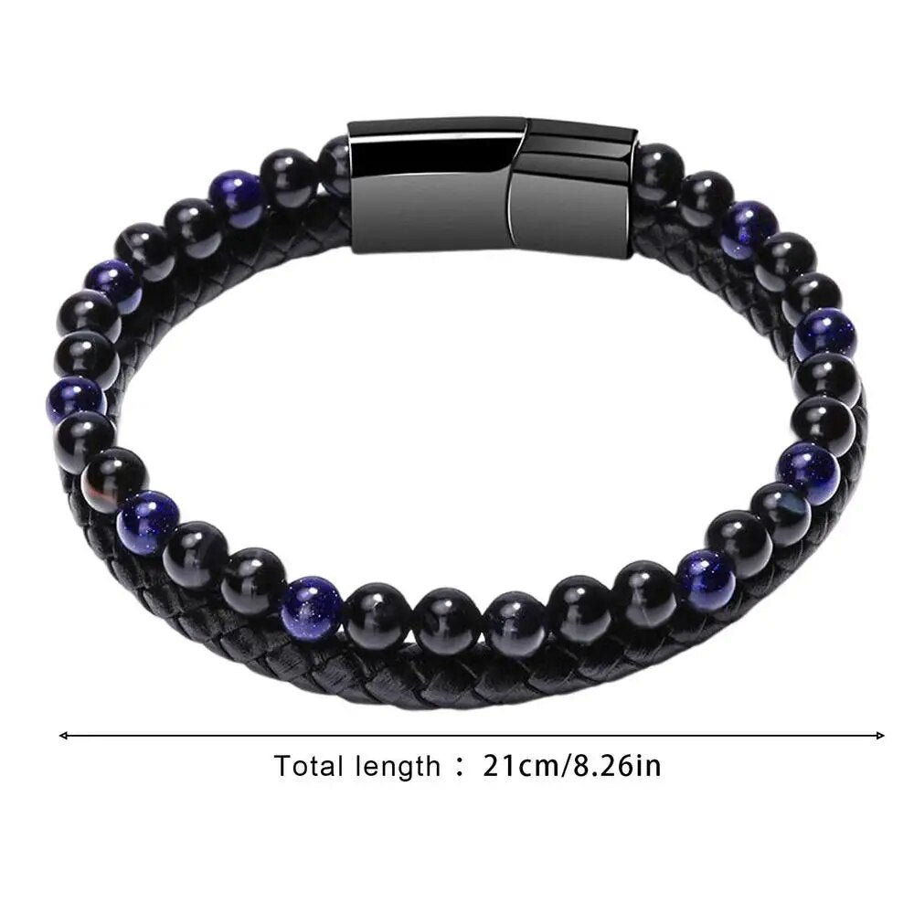 Men's Maxhematie Beaded Bracelet