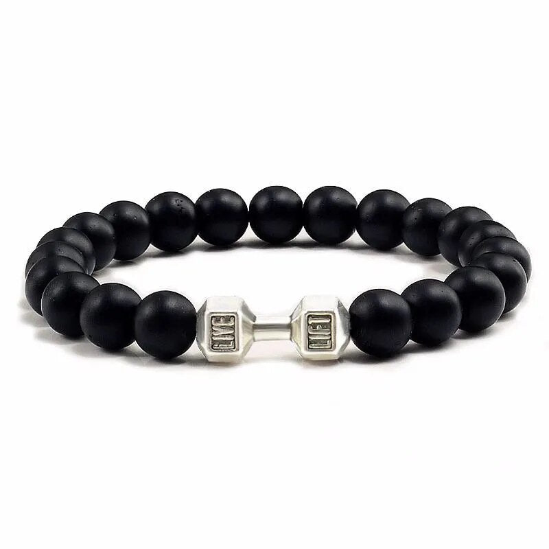 Black Matte Dumbbell Style Accessory