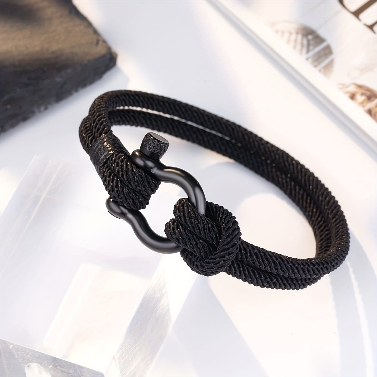 meaningful family leather wristband