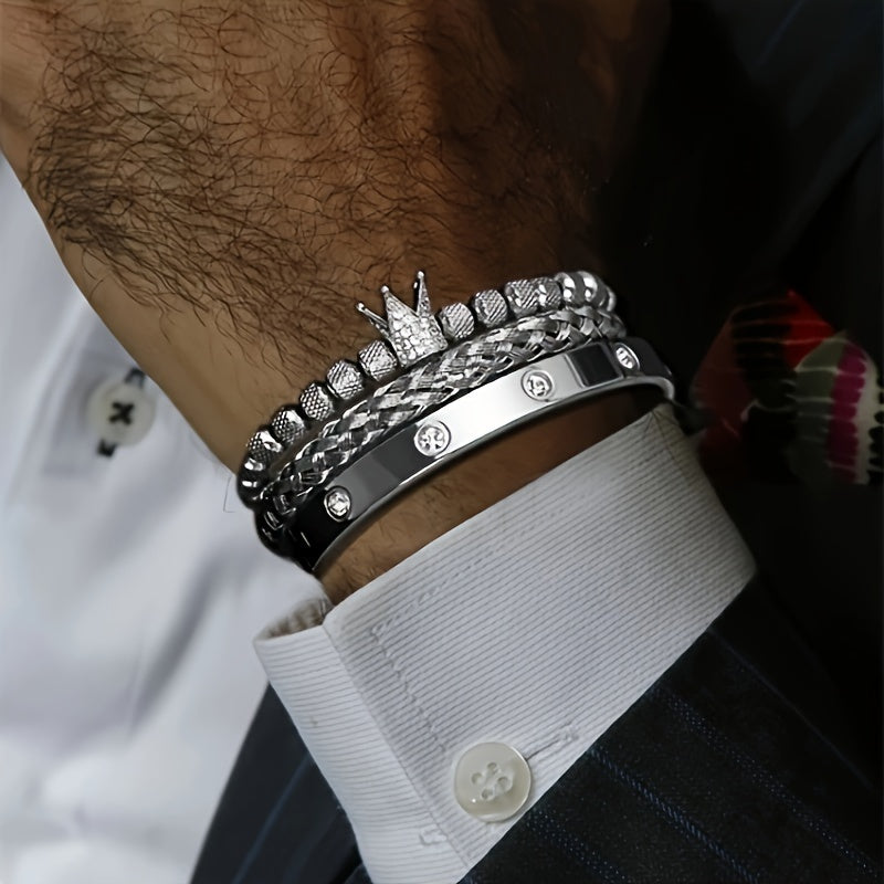 Stainless Steel Bangle, Unisex Bracelet, Sleek Jewelry, Fashion Accessory for Men and Women