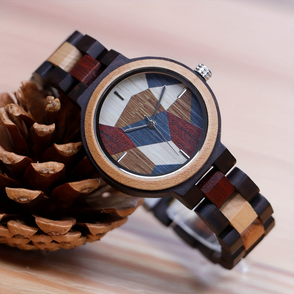 Block Quartz Watch for Men | Geometric Color