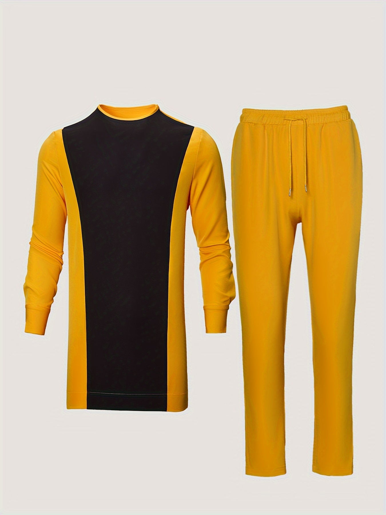 African Men's Kaftan in yellow