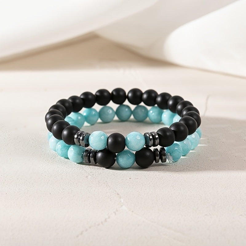 Beaded Couple Bracelet for Men | Chroma Variety