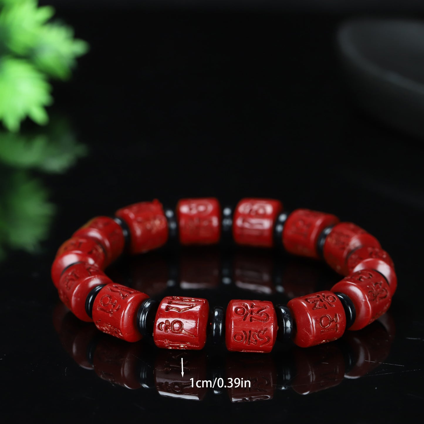 Natural Cinnabar Bracelet