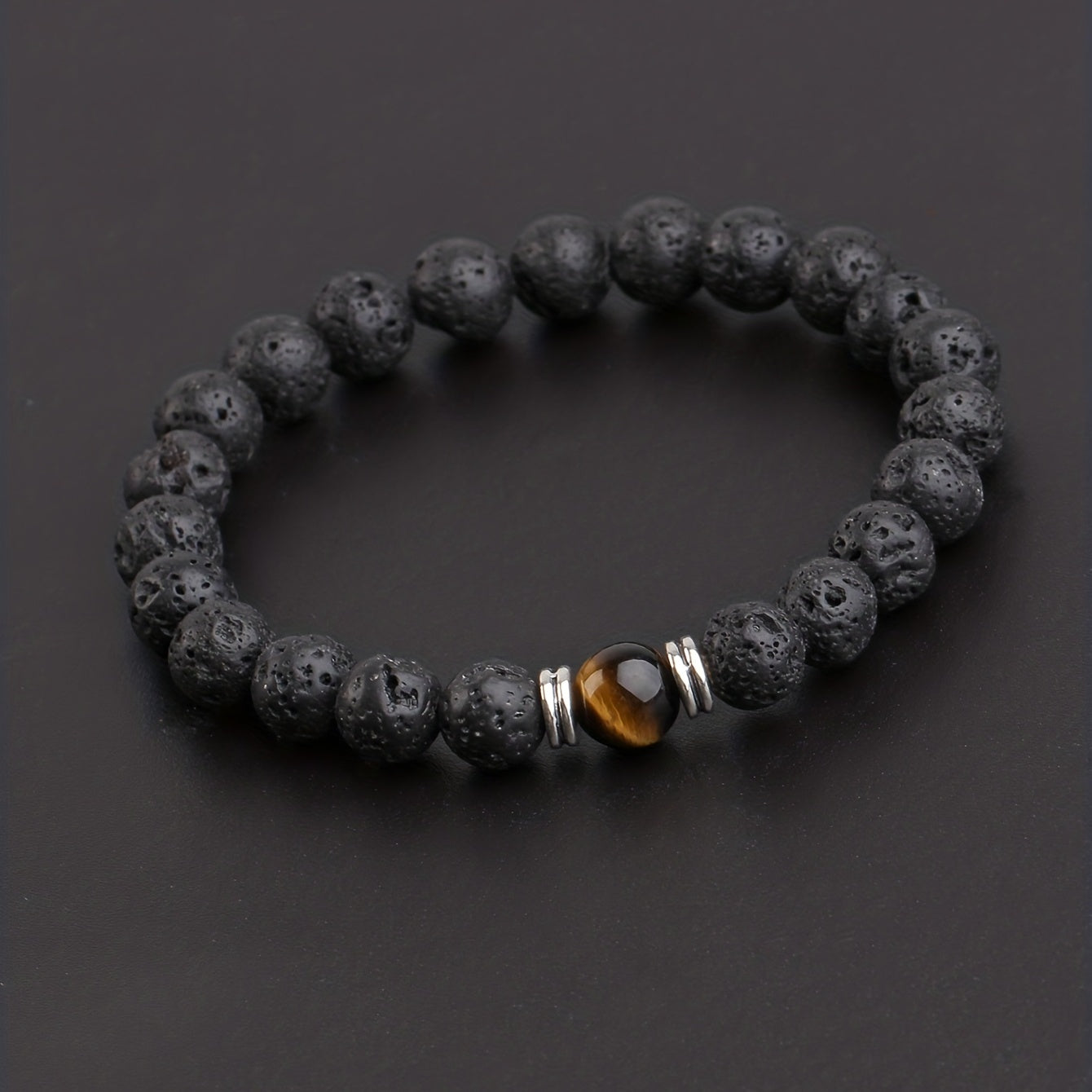 Essential Oil Bead Bracelet for Men