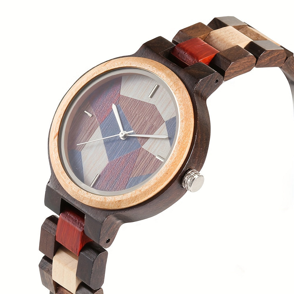 Block Quartz Watch for Men | Geometric Color