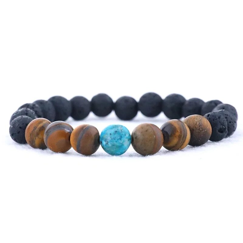 Men's Matte Tiger Eye bracelet