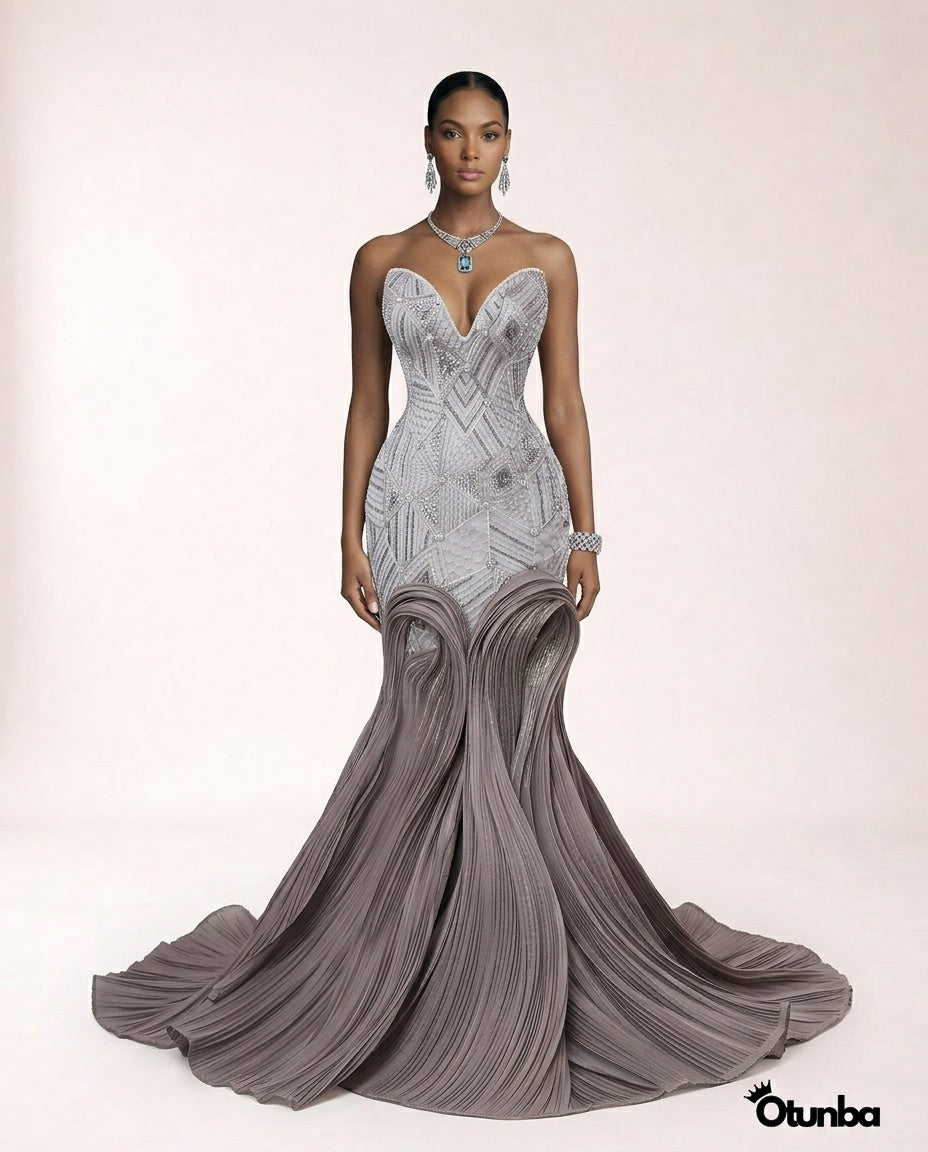 Luxury Long Sequin Mermaid Prom Dress