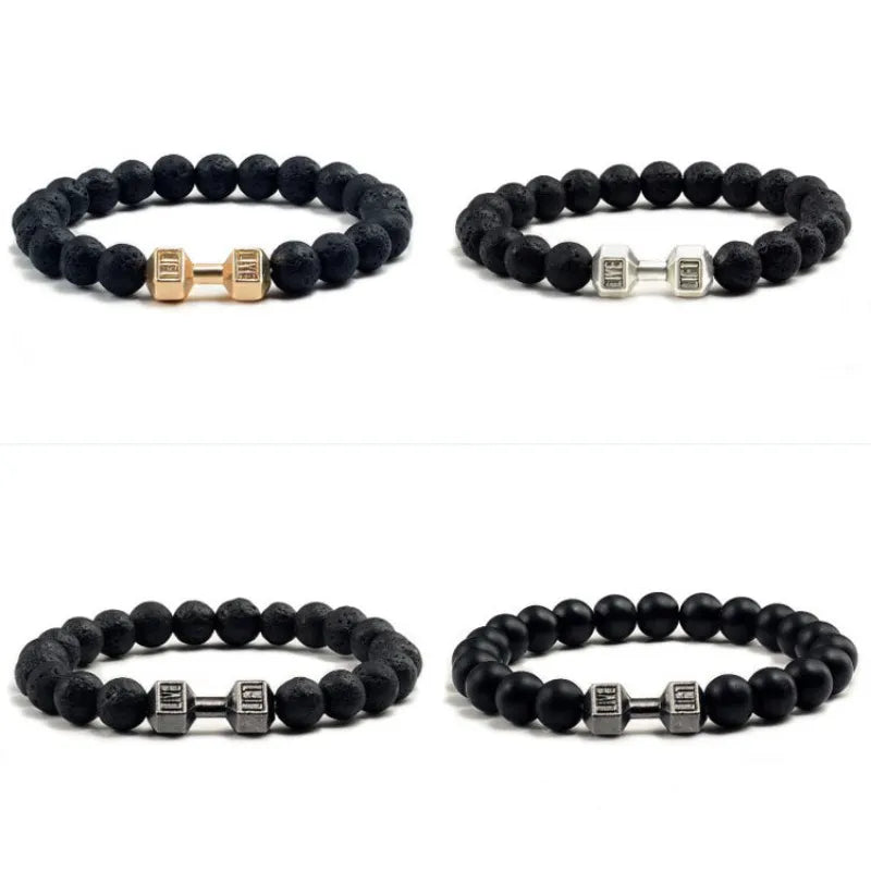 Unisex Volcano Stone Bracelet