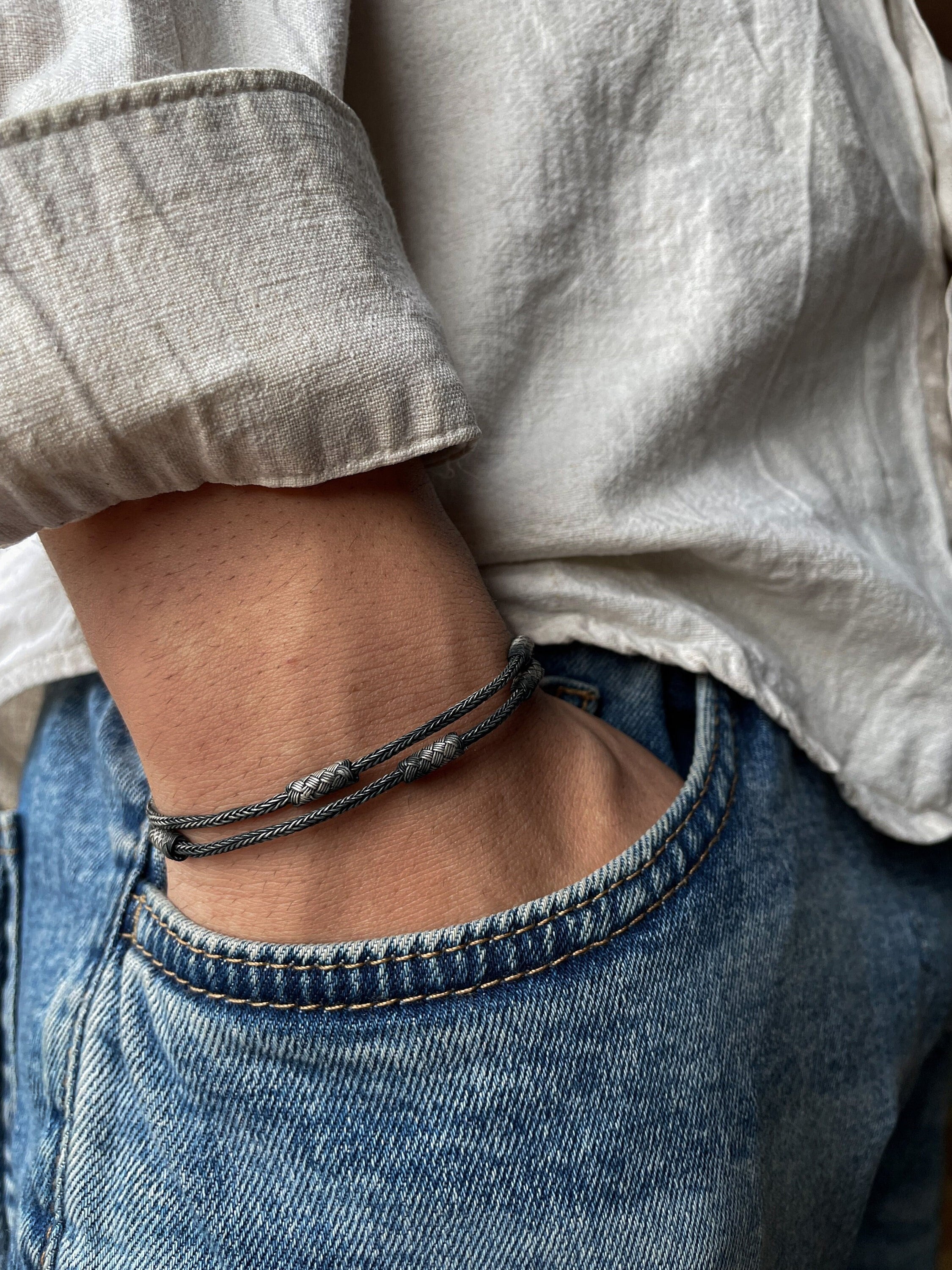 Woven Men's Bracelet for Men | Chain