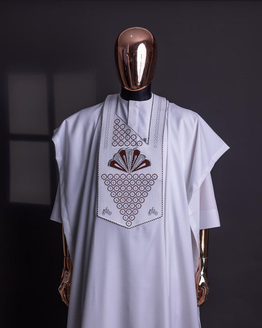 Luxury Purple Agbada for Men, Custom African Suit, Wedding Attire, Traditional Nigerian Clothing