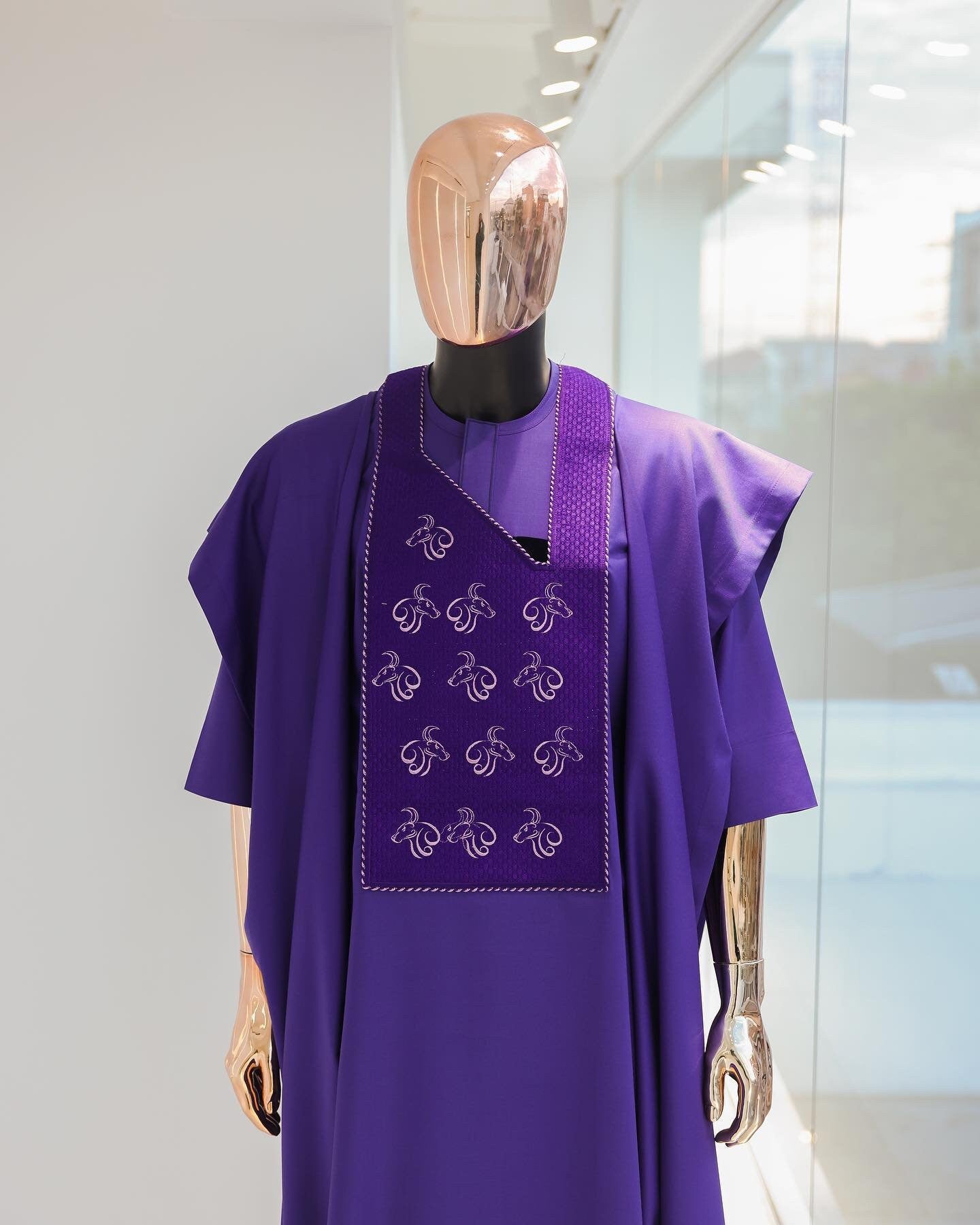 Luxury Agbada for Men | Custom Sizing | Purple