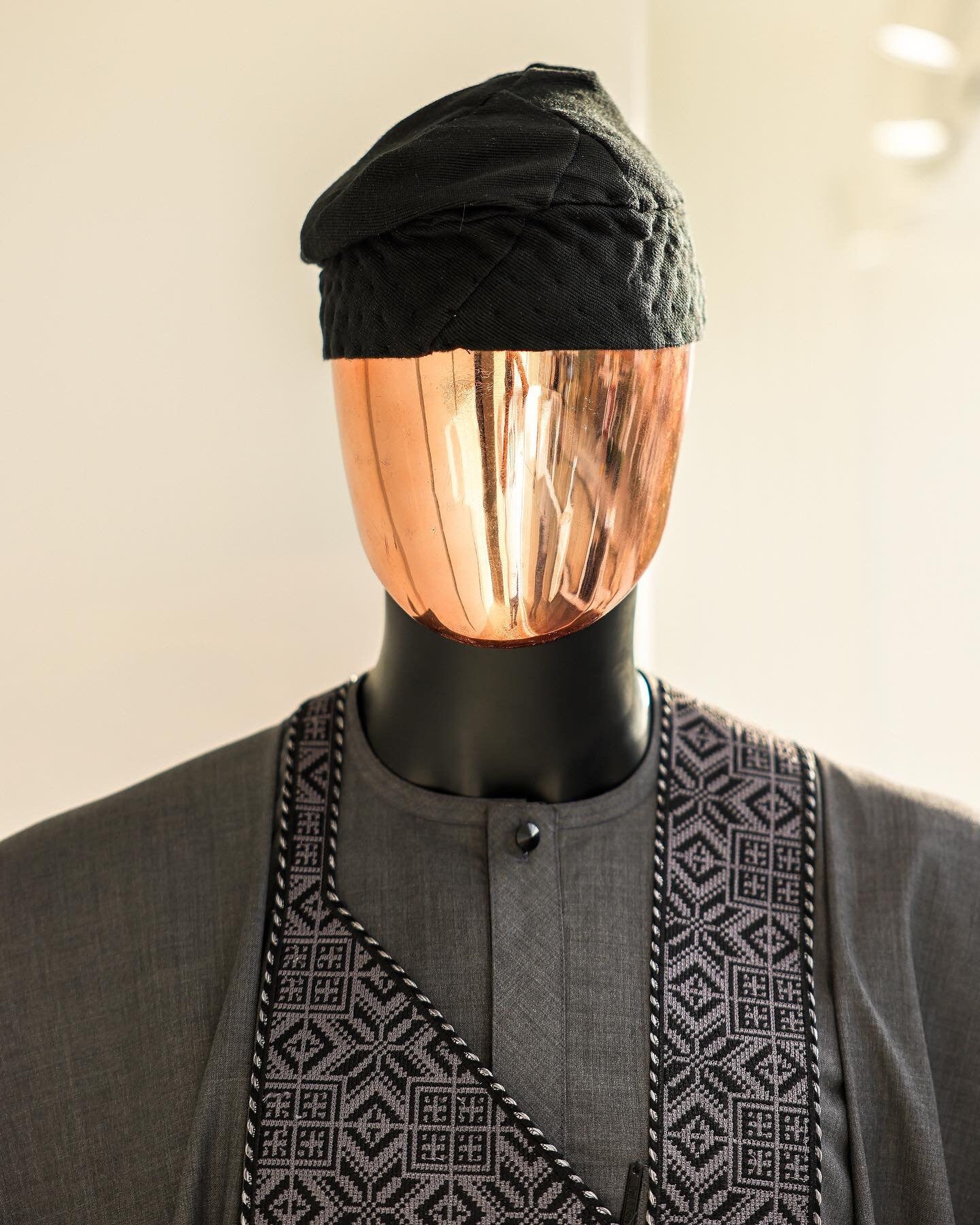 Grey Agbada for Men, African Suit, Nigerian Wedding Attire
