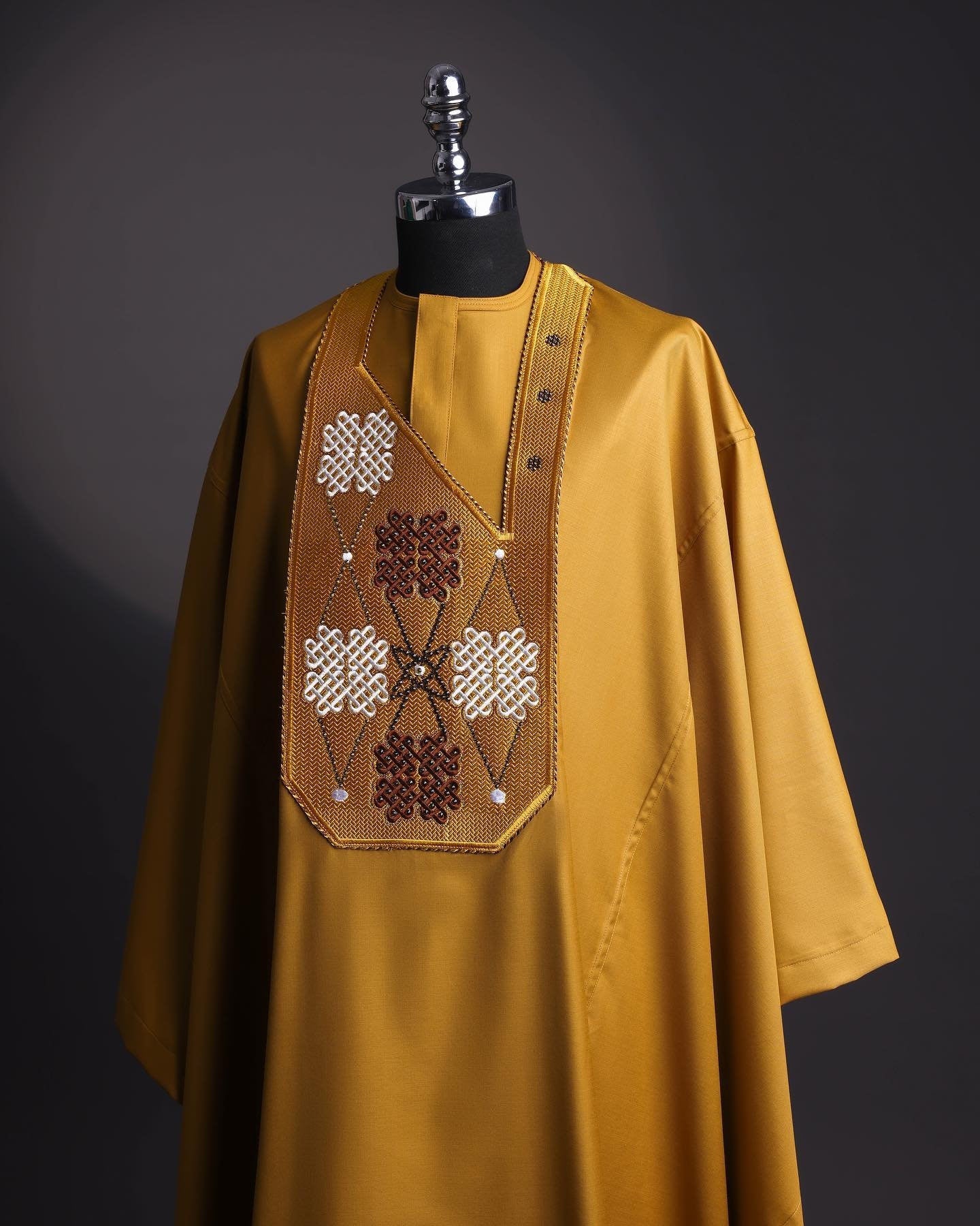 Luxury Gold Agbada | Custom Size | Gold