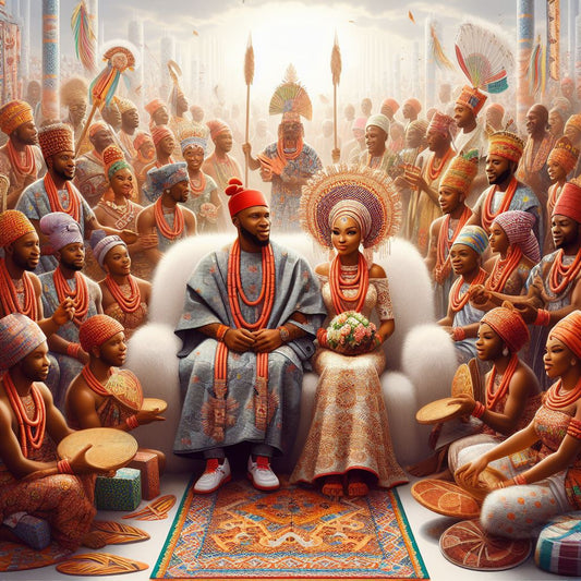 a traditional Igbo wedding ceremony.