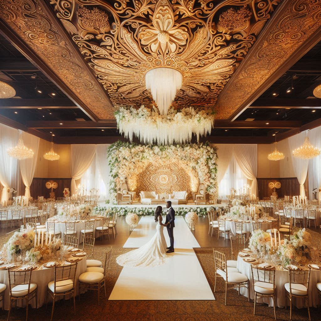 Nigerian Couple's First Dance at Reception Hall in New York