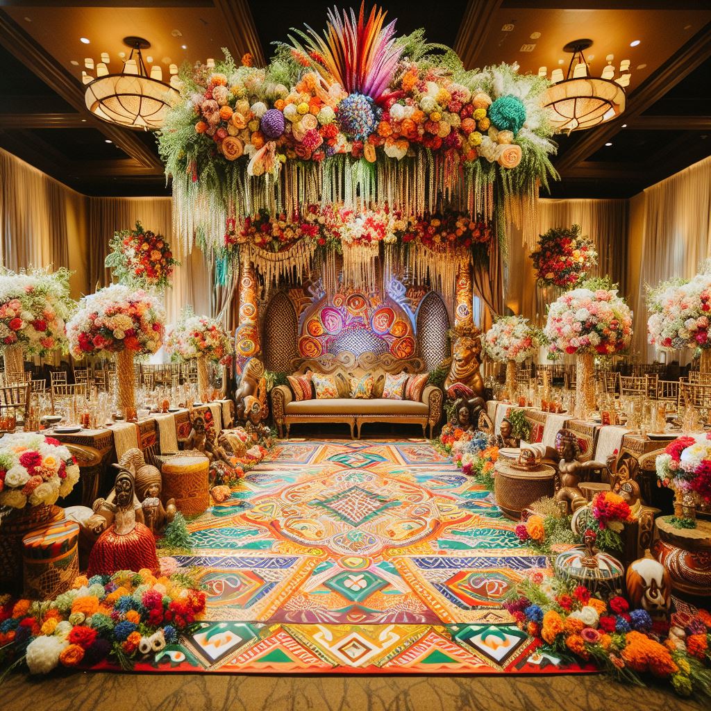 Nigeria wedding decor.