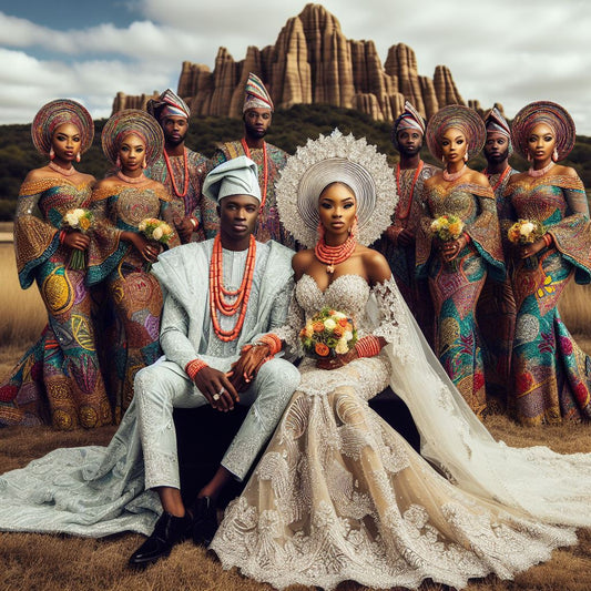 Elegant Nigerian Wedding Attire: Tradition Meets Style in Texas