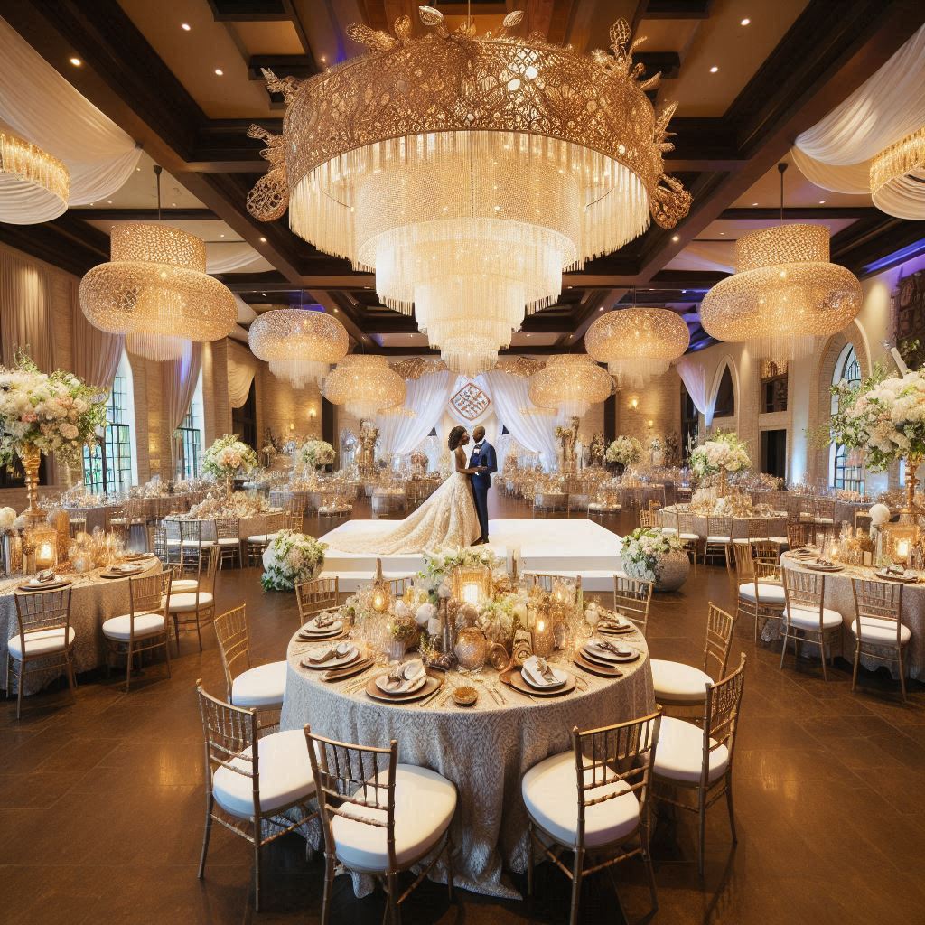 A vibrant and elegantly decorated venue.