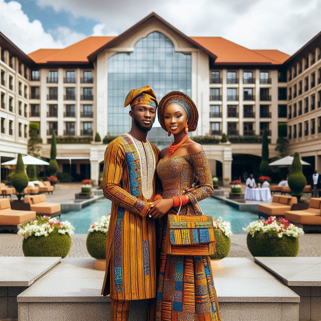 Nigerian Couple Arranging Accommodation for Wedding Guests in New York.