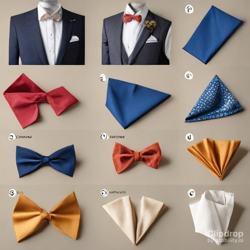 Trendy Pocket Square Folding Guide