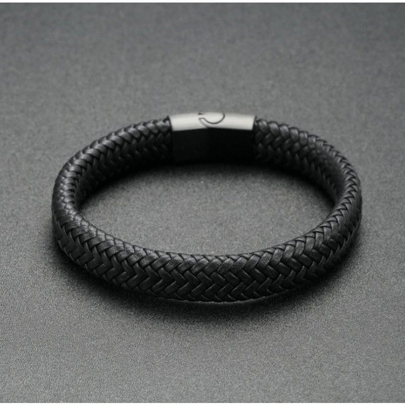 Fashionable Stainless Steel Bracelet for Men | Black