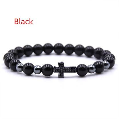 Elegant Men's Beaded Bracelet