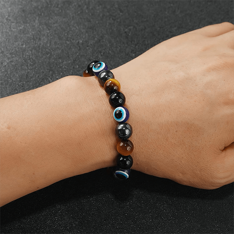 Crystal Adjustable Bracelet for Men | Vibrant Color