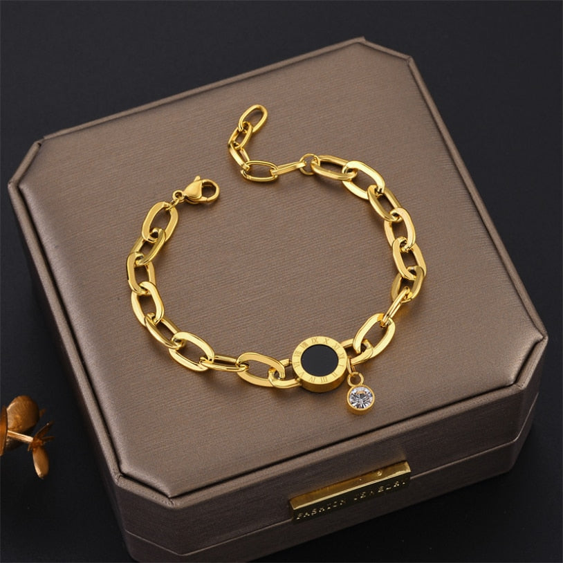 Vintage Stainless Steel Bracelet for Men | Chain
