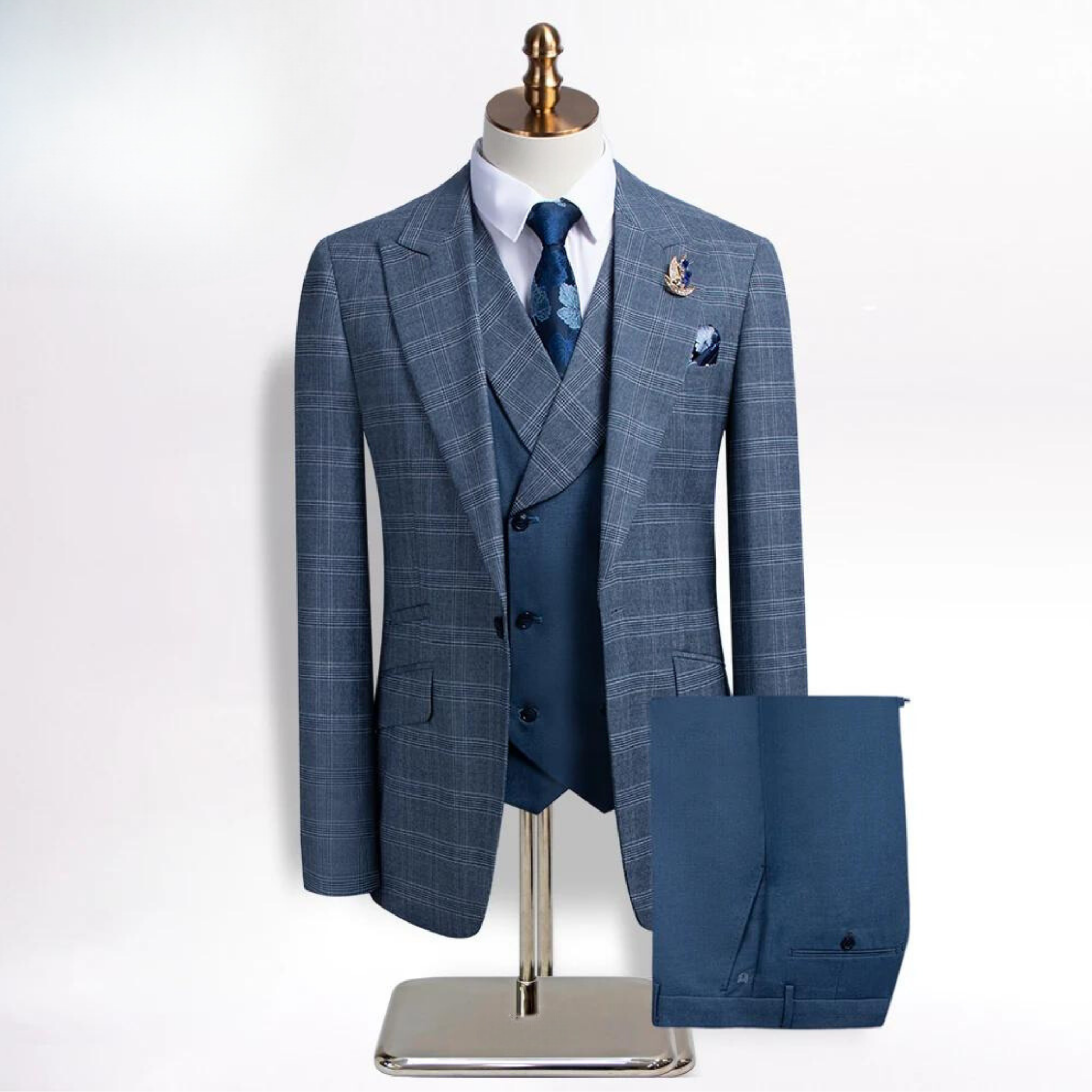 Luxury Plaid Suit