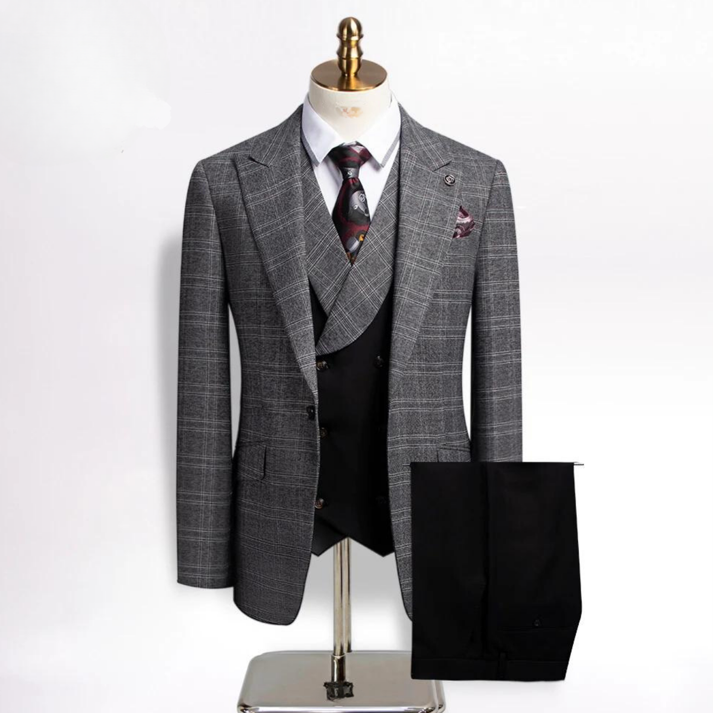 Luxury Plaid Suit