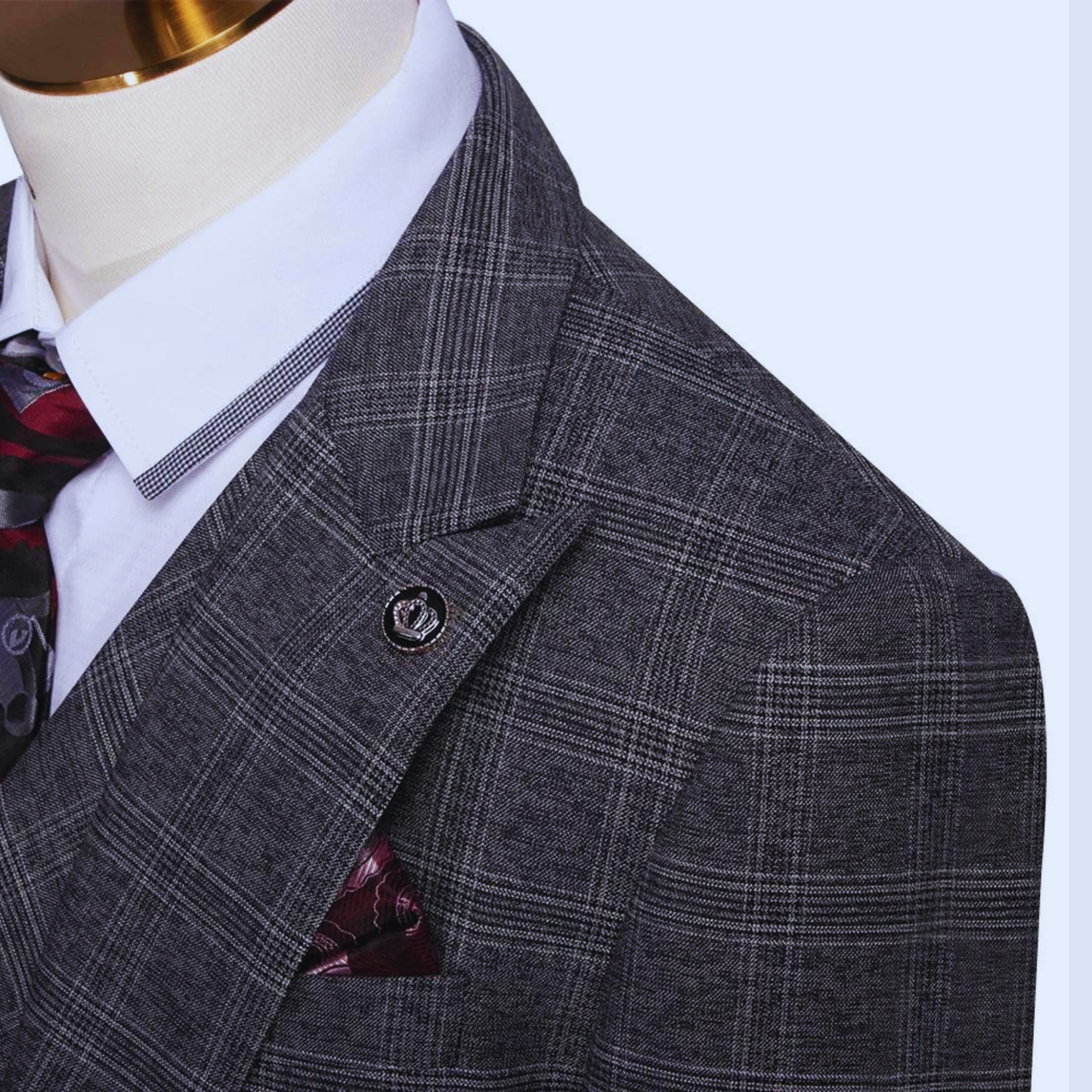 Luxury Plaid Suit