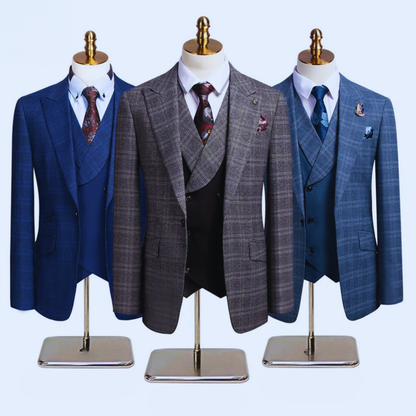 Luxury Plaid Suit