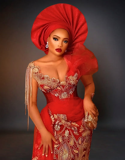 India George Gown Styles Nigerian Lace Blouse Indian George Gown