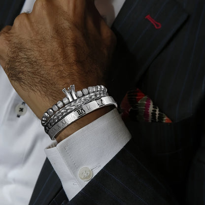Men's Stainless Steel Adjustable Bracelet